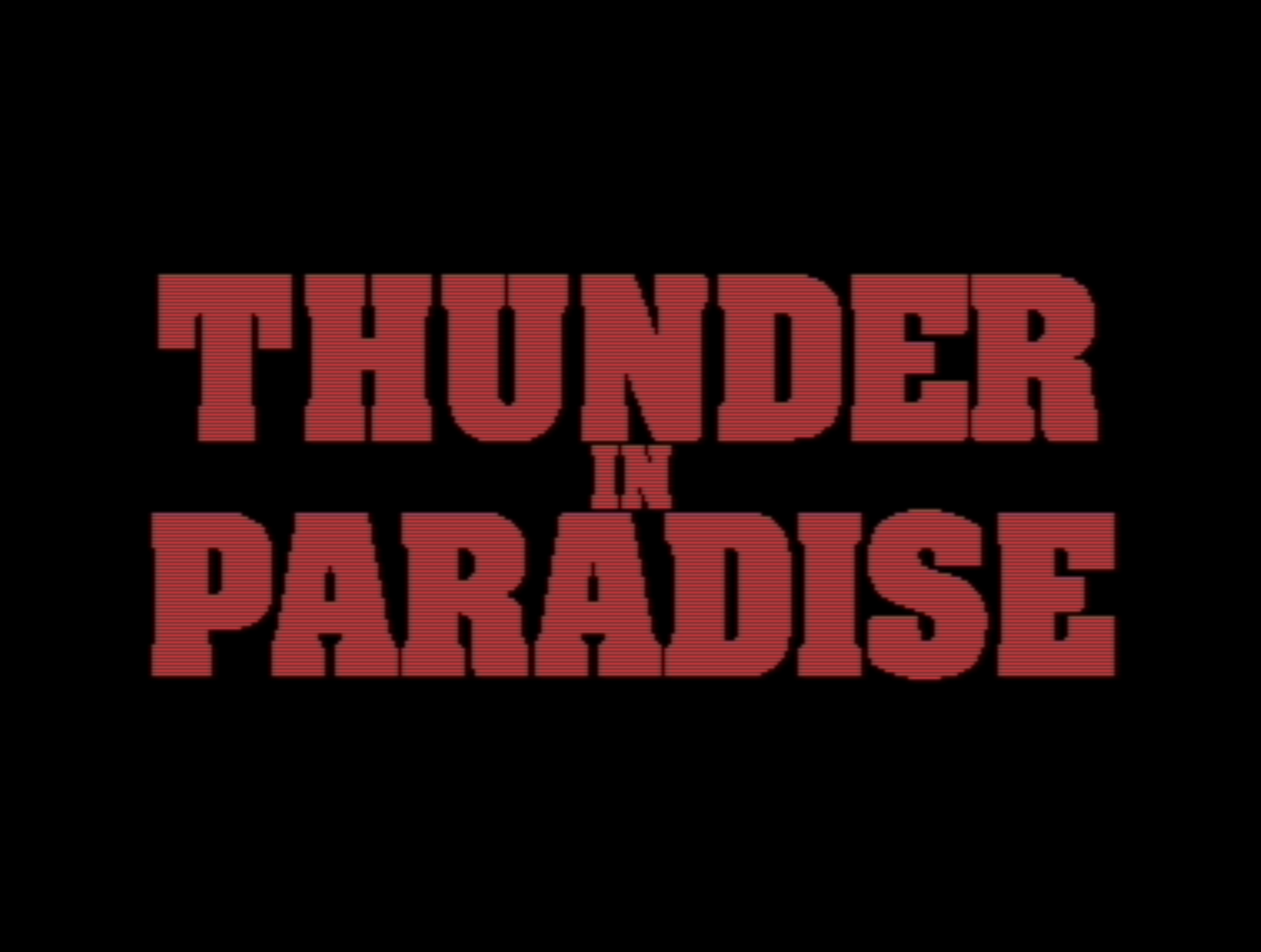 Screenshot of Thunder in Paradise
